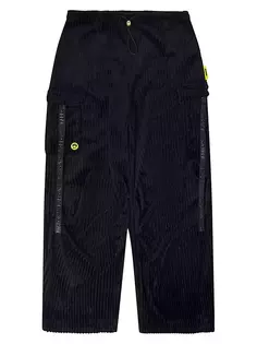 Вельветовые брюки-карго Barrow, черный