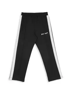 Спортивные брюки с логотипом Little Boy&apos;s &amp; Boy&apos;s Palm Angels, белый