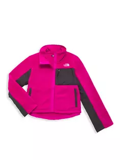 Флисовая куртка для маленьких девочек и девочек The North Face, цвет fuschia pink