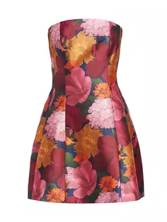 Мини-платье без бретелек Alanna с цветочным принтом Sachin &amp; Babi, цвет bella bouquet