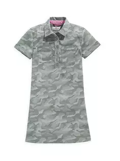 Камуфляжное платье для маленьких девочек и девочек Vineyard Vines, цвет camo