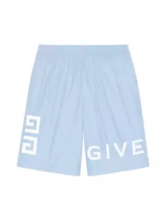 Длинные шорты для плавания 4G Givenchy, цвет baby blue