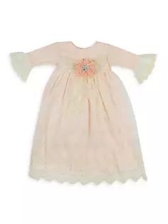 Милое платье ангела для девочки Haute Baby, розовый