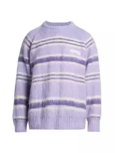 Полосатый свитер с круглым вырезом Nahmias, цвет fog