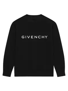 Флисовая толстовка узкого кроя GIVENCHY Archetype Givenchy, черный