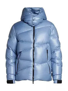 Пуховик Yonne Moncler, синий