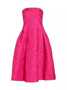 Жаккардовое платье без бретелек Resort Margaux Sachin &amp; Babi, розовый