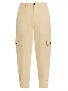 Укороченные брюки карго Kay Proenza Schouler White Label, цвет canvas