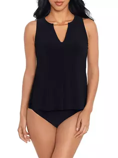Сплошной купальник Annette Hyperlink Magicsuit Swim, Plus Size, черный