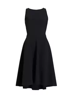 Расклешенное платье миди без рукавов Acia Chiara Boni La Petite Robe, черный