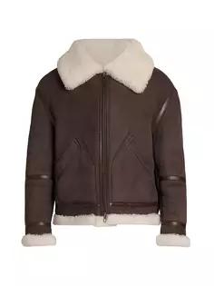 Куртка-авиатор из овчины Monterosa Loro Piana, коричневый