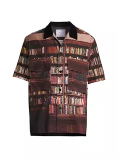 Рубашка «Интерстеллар» с короткими рукавами Sacai, мультиколор
