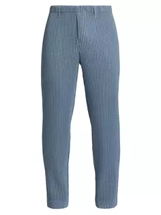 Керси плиссированные брюки Homme Plissé Issey Miyake, синий