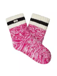 Носки Deedee длиной четверть на флисовой подкладке Ugg, цвет pink tar