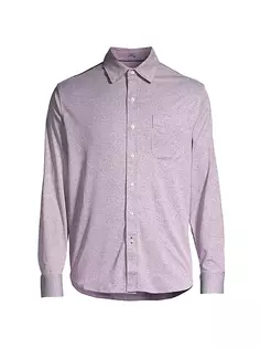 Рубашка San Lucio с узором «гусиные лапки» Tommy Bahama, цвет deep grape