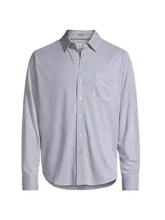 Рубашка San Lucio с узором «гусиные лапки» Tommy Bahama, синий