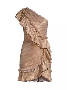 Мини-платье Mercer с эффектом металлик One33 Social, цвет bronze
