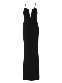 Облегающее платье Erykah со сборками Katie May, черный