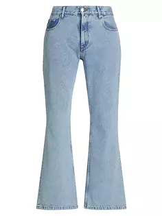 Расклешенные джинсы с пятью карманами Ernest W. Baker, цвет light blue organic denim