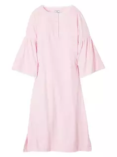 Фланелевая ночная рубашка с серафиной Petite Plume, розовый