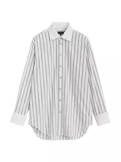 Рубашка на пуговицах в полоску Diana Rag &amp; Bone, цвет white stripe
