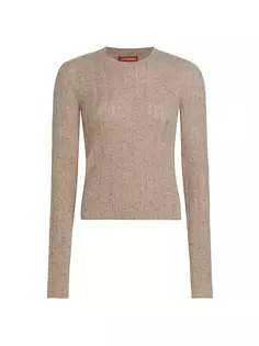 Кашемировый вязаный свитер Wynter Altuzarra, цвет balsam melange