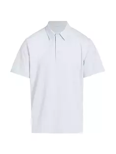 Спортивная рубашка-поло с короткими рукавами Outdoor Voices, цвет phantom