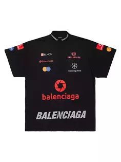 Футболка «Высшая лига» оверсайз Balenciaga, черный