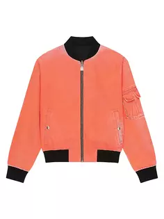 Двусторонний джинсовый бомбер Givenchy, цвет orange