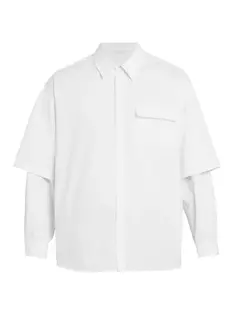 Рубашка с двумя рукавами Martine Rose, цвет off white