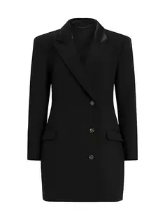 Мини-платье Erykah Blazer Allsaints, черный