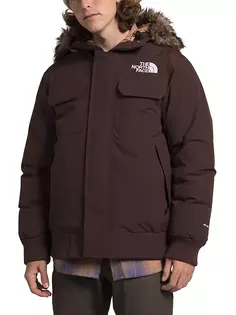 Куртка-бомбер Mcmurdo с капюшоном The North Face, цвет brown almond butter