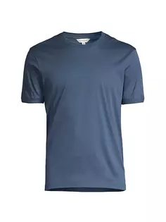 Изысканная футболка с круглым вырезом Club Monaco, синий