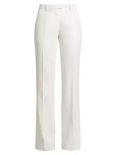 Плиссированные брюки прямого кроя Etro, белый