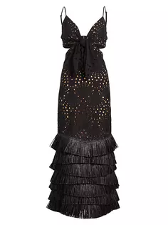 Платье Iconos del Tropico с люверсами Johanna Ortiz, черный