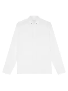 Рубашка из поплина с деталями воротника Givenchy, белый