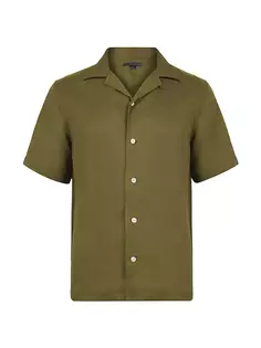 Рубашка Дэнни Кэмпа John Varvatos, цвет light olive