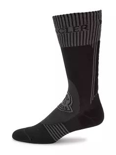 Эластичные носки с логотипом Moncler x adidas Originals Moncler Genius, черный
