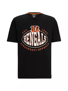 Футболка BOSS x NFL из эластичного хлопка Boss, цвет bengals charcoal