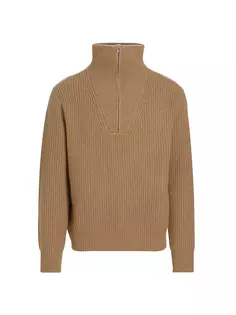 Кашемировый свободный свитер Heston Nili Lotan, цвет tan