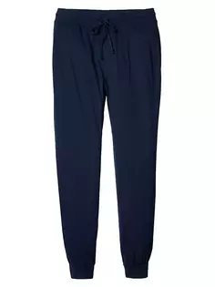 Хлопковые пижамные брюки Pima Petite Plume, темно-синий