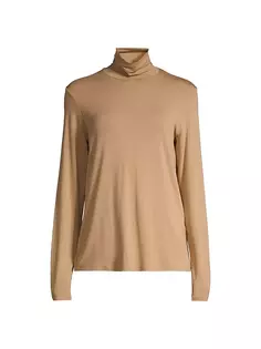 Водолазка с длинными рукавами Weekend Max Mara, цвет camel