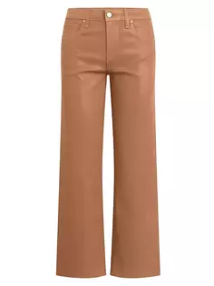 Широкие брюки с покрытием Rosie Hudson Jeans, цвет tobacco brown coated