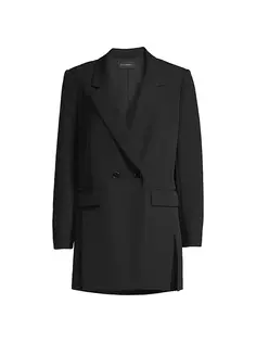 Двубортный пиджак Valentina Kobi Halperin, черный