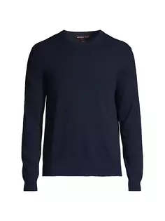 Кашемировый свитер с круглым вырезом Michael Kors, цвет midnight