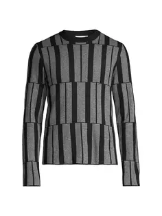 Кашемировый свитер с круглым вырезом Ferragamo, серый