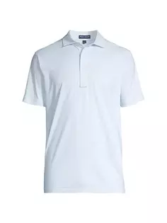 Рубашка-поло Regent Geo Performance Crown Crafted Peter Millar, белый