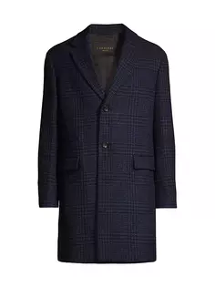 Пальто Sherwood из смесовой шерсти с узором &quot;гусиные лапки&quot; Cardinal Of Canada, синий