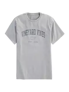 Футболка с круглым вырезом и логотипом Heritage Vineyard Vines, серый