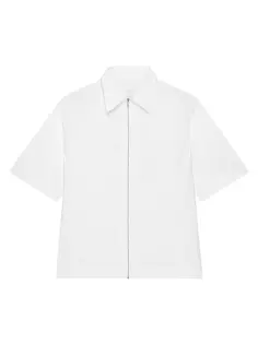 Рубашка свободного кроя и 4G по всей поверхности Givenchy, белый